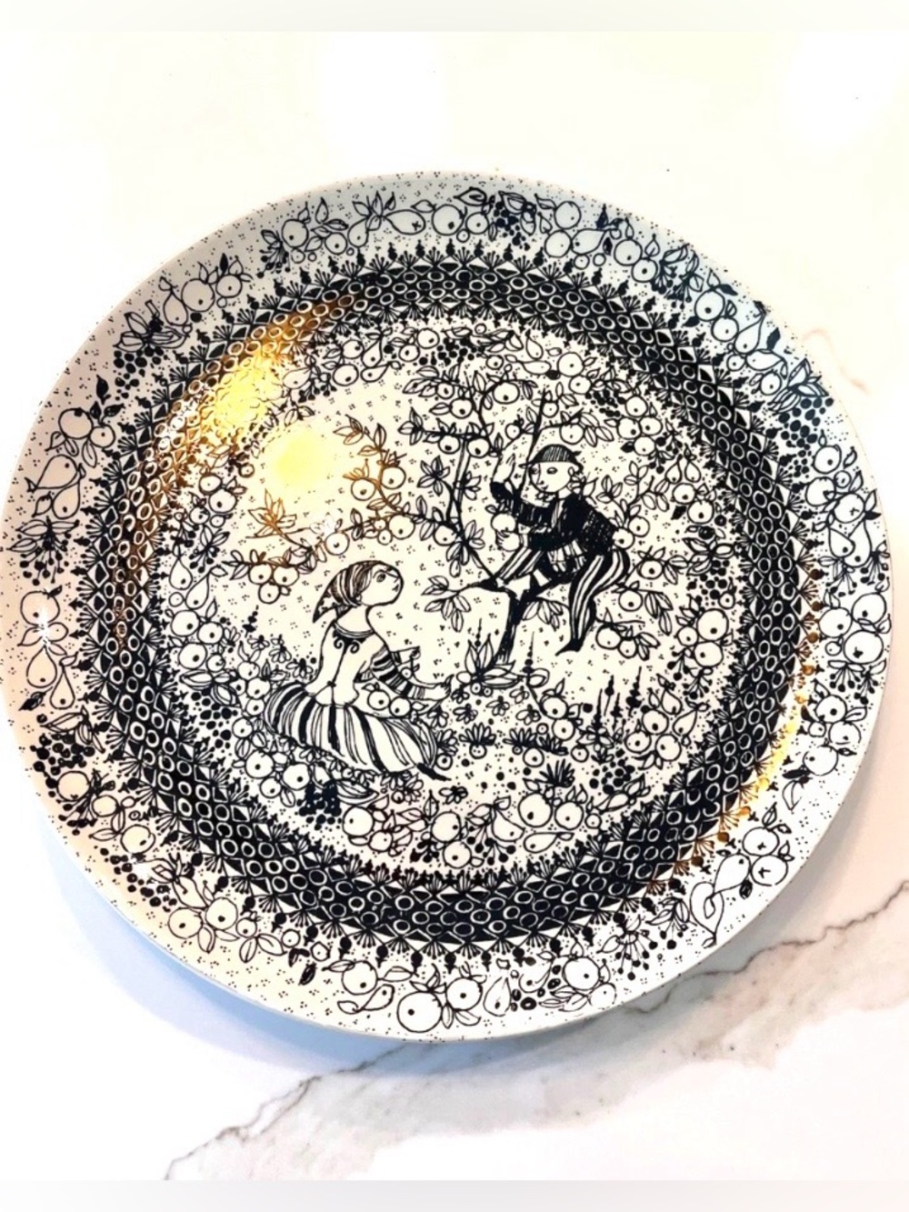Rosenthal Bjorn Wiinblad Plate - The Seasons -Autumn *RARE*